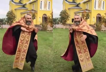 Скоро вже буде Паска: чоловік у рясі з вірусного відео виявився байкером Ашотом