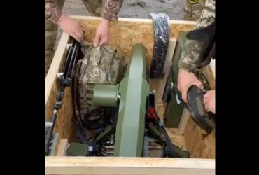 Бійці ЗСУ показали роботу українського бойового модуля Шабля (відео)