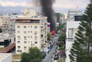 Навпроти український прапор: глава Росспівробітництва знайшов винних у пожежі на Кіпрі