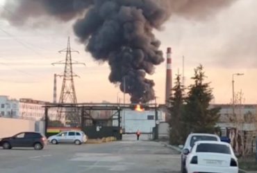 В российской Перми произошел пожар на заводе по производству РСЗО (фото, видео)