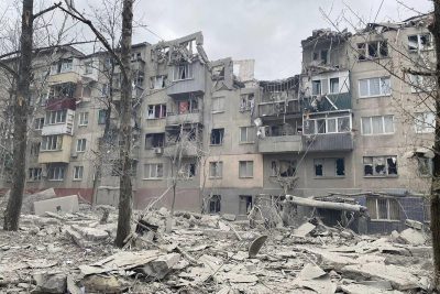 Обстрел Славянска: попадание в общежитие в центре | Украинская правда