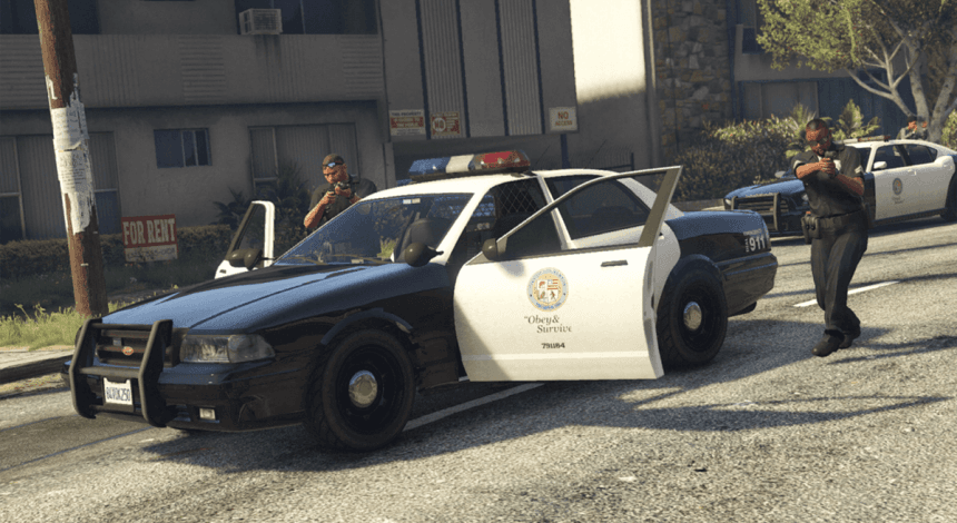 Игрок показал, насколько глупыми могут быть полицейские в GTA V (видео)