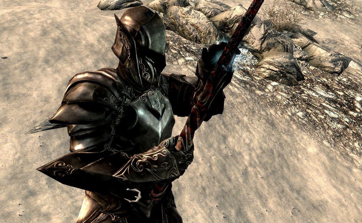 Эбонитовый воин в Skyrim / фото The Unofficial Elder Scrolls Pages Эбонитовый воин в Skyrim / фото The Unofficial Elder Scrolls Pages