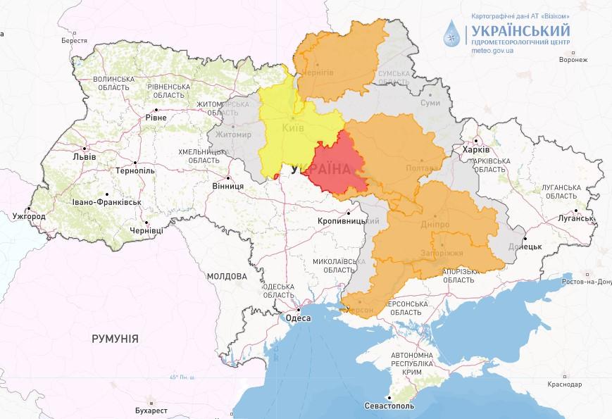 Водопілля в Україні продовжується / фото Укргідрометценр Водопілля в Україні продовжується / фото Укргідрометценр