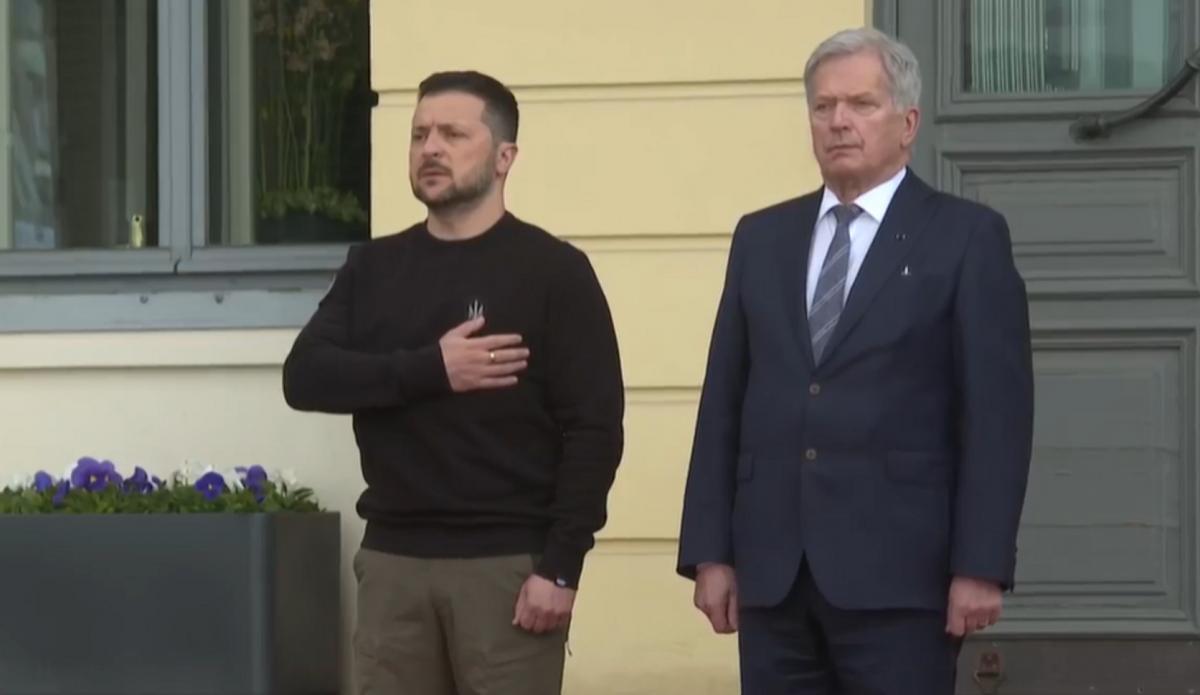 Володимир Зеленський проведе переговори з Саулі Нііністьо / скріншот Володимир Зеленський проведе переговори з Саулі Нііністьо / скріншот