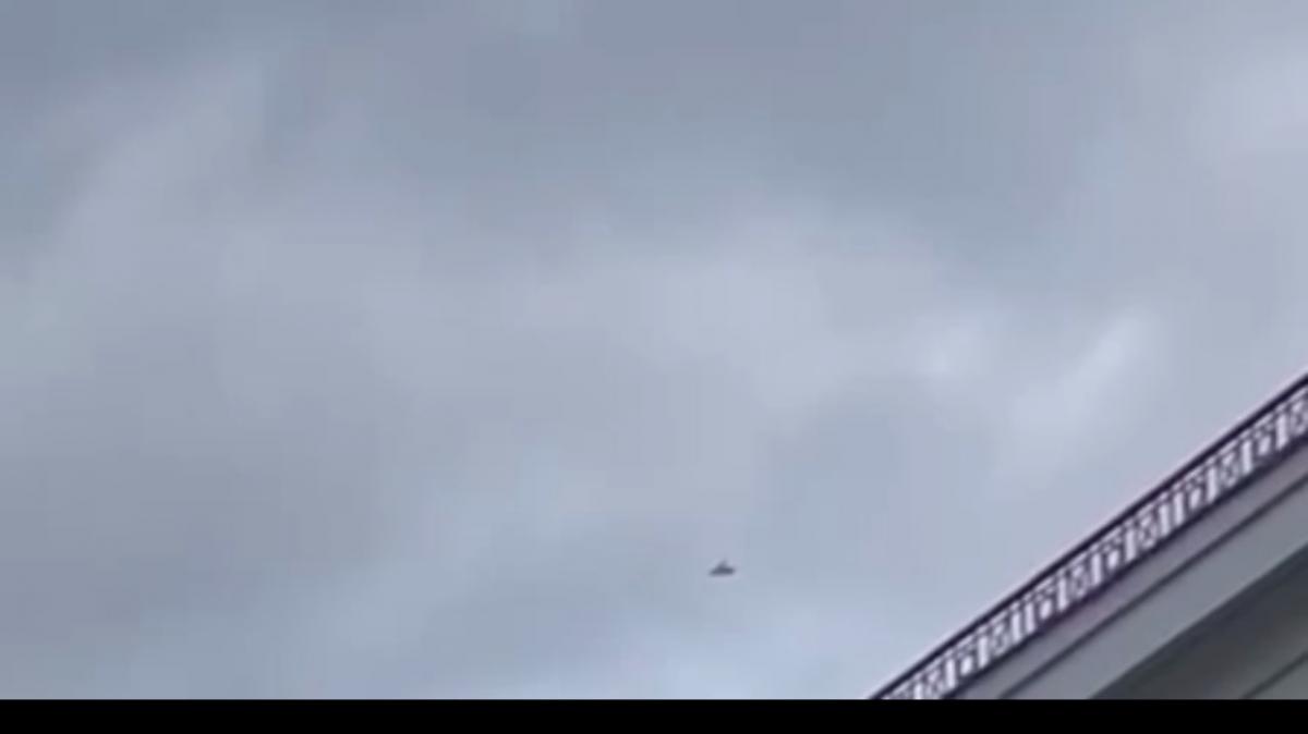 В центре Москвы снова видели беспилотник / скриншот В центре Москвы снова видели беспилотник / скриншот