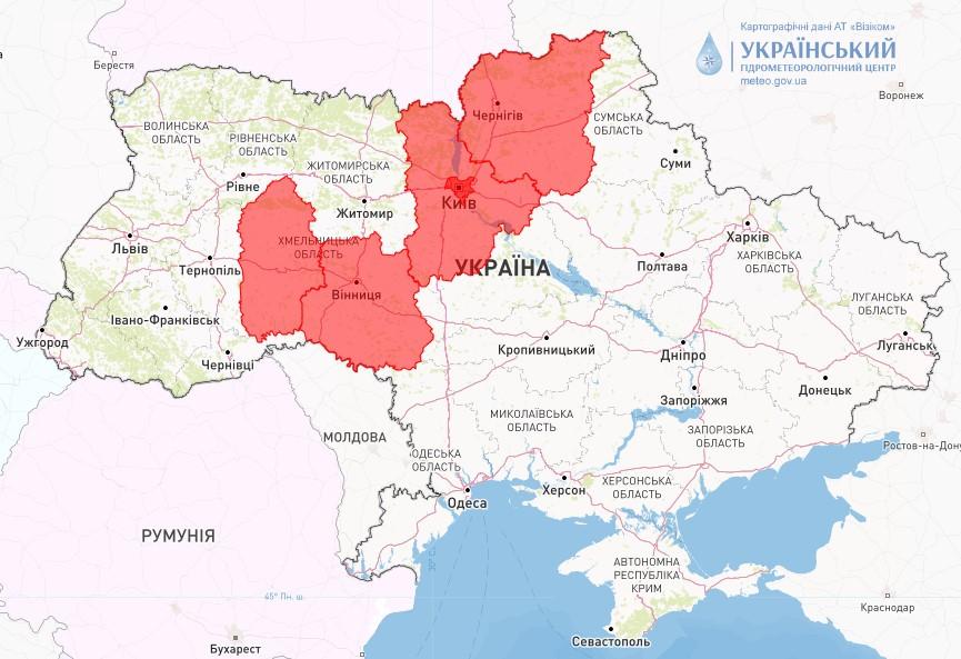 Пожежна небезпека в Україні 7 травня / фото Укргідрометцентр Пожежна небезпека в Україні 7 травня / фото Укргідрометцентр