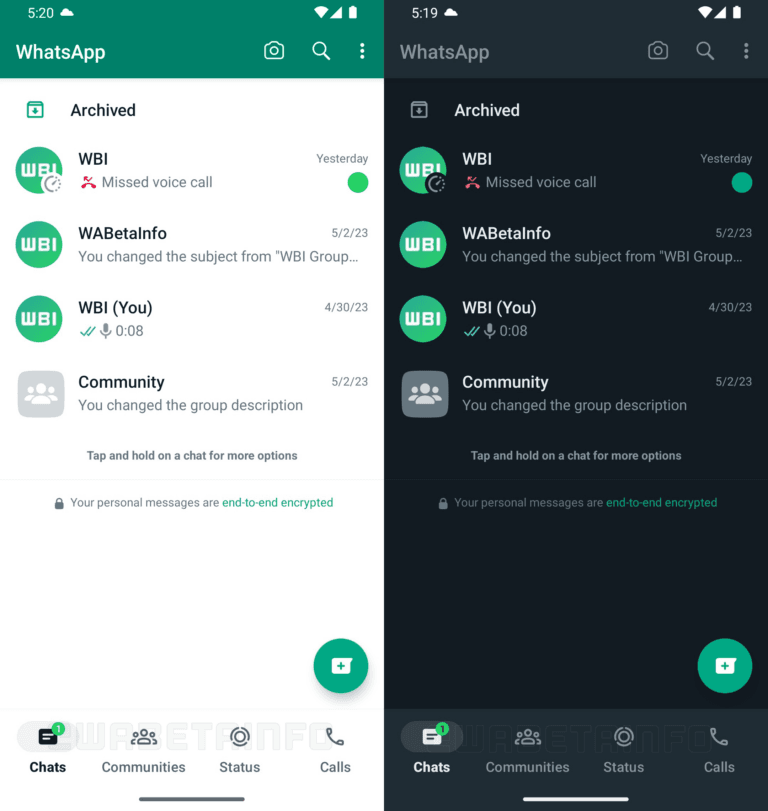 Источник: WABetInfo Источник: WABetInfo
