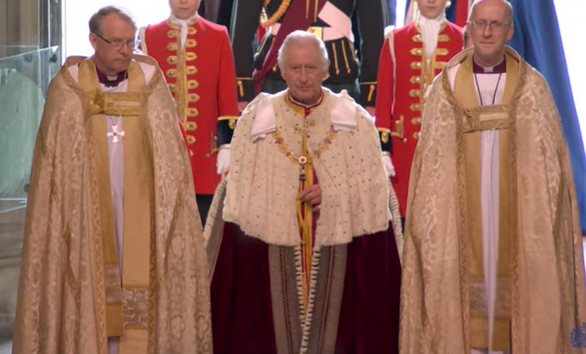 Церемония коронации Чарльза ІІІ / скриншот Церемония коронации Чарльза ІІІ / скриншот