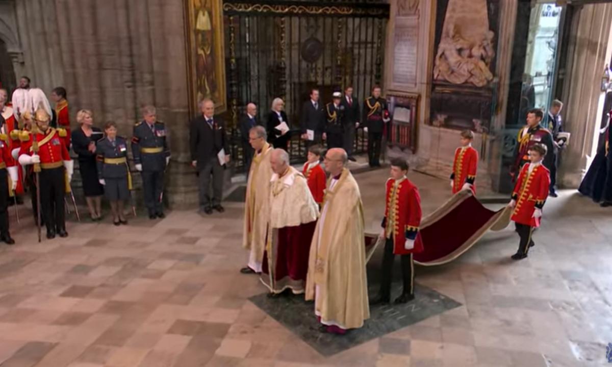 Церемония коронации Чарльза ІІІ / скриншот Церемония коронации Чарльза ІІІ / скриншот