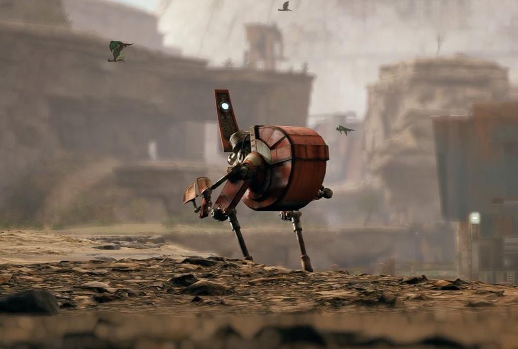 Дроид-падальщик в Star Wars Jedi: Survivor Дроид-падальщик в Star Wars Jedi: Survivor