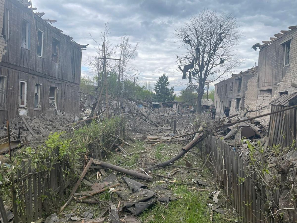 Окупанти вдарили по Торецьку / фото Телеграм-канал голови Донецької ОВА Павла Кириленка