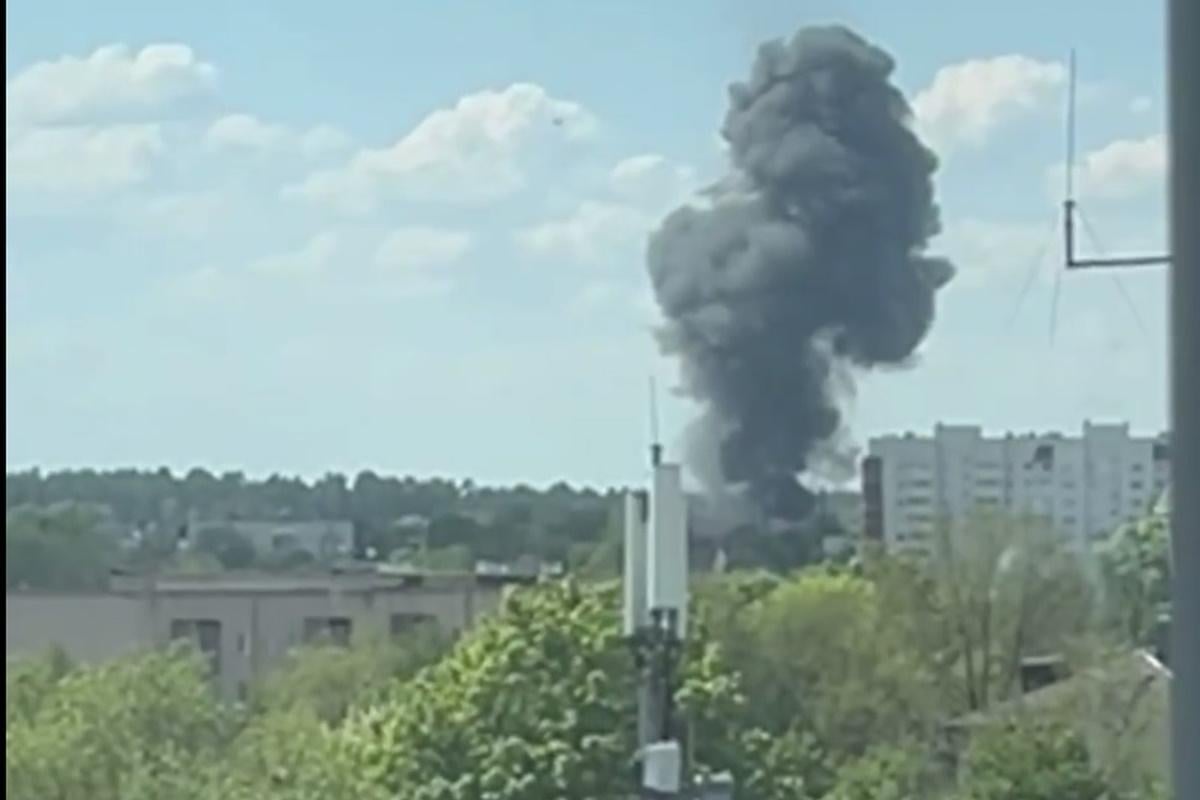 Под Брянском ПВО сбила вертолет / скриншот Под Брянском ПВО сбила вертолет / скриншот
