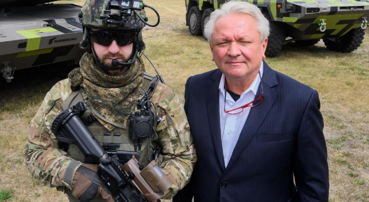 Генеральний директор Rheinmetall Армін Паппергер хоче побудувати завод в Україні / фото dw.com