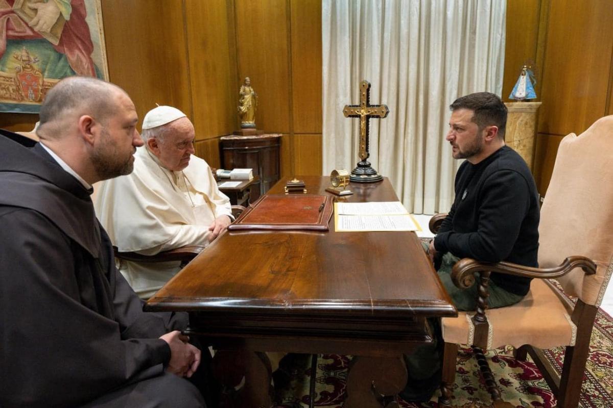 Зеленський просить Ватикан допомогти повернути викрадених Росією дітей  / фото Andrii Yurash в Facebook