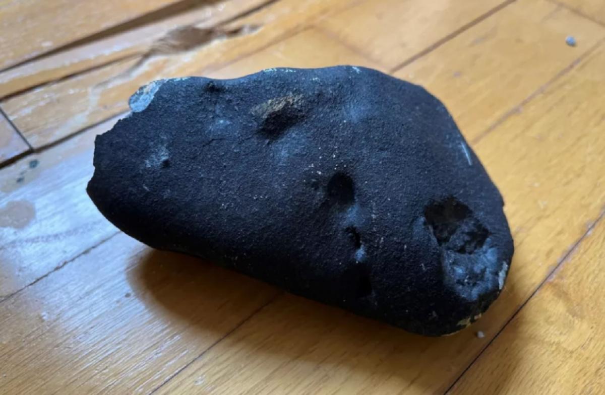 Метеорит размером всего 15х10 см и весит 0,9 кг / Фото: Hopewell Township Police Department