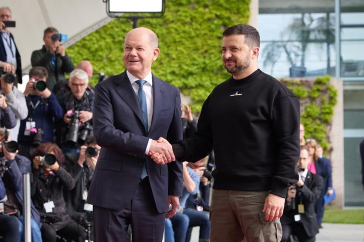 Тему про переговори з РФ можна поховати, Шольц "забив останній цвях" / фото president.gov.ua Тему про переговори з РФ можна поховати, Шольц "забив останній цвях" / фото president.gov.ua