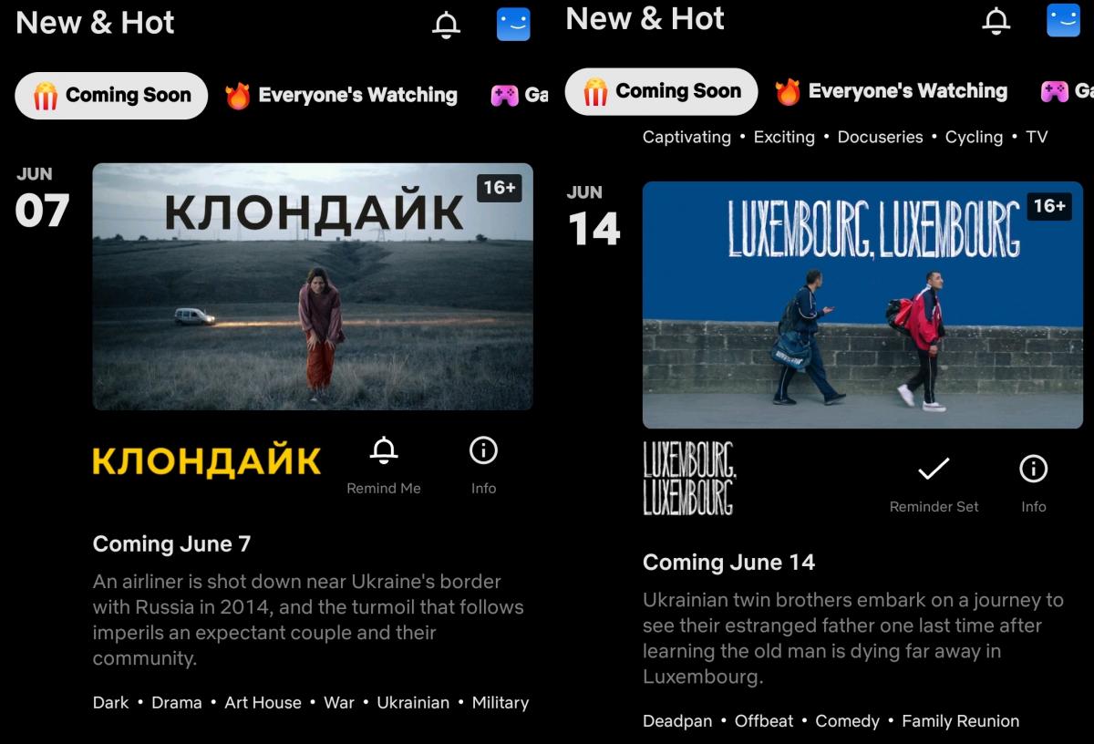"Клондайк" і "Люксембург, Люксембург" покажуть на Netflix у червні 2023 року / скріншот "Клондайк" і "Люксембург, Люксембург" покажуть на Netflix у червні 2023 року / скріншот