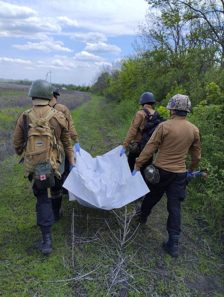 Fifty bodies were found in the de-occupied territories of Ukraine: these people were considered missing / photo t.me/Oleg_Kotenko_Patriot