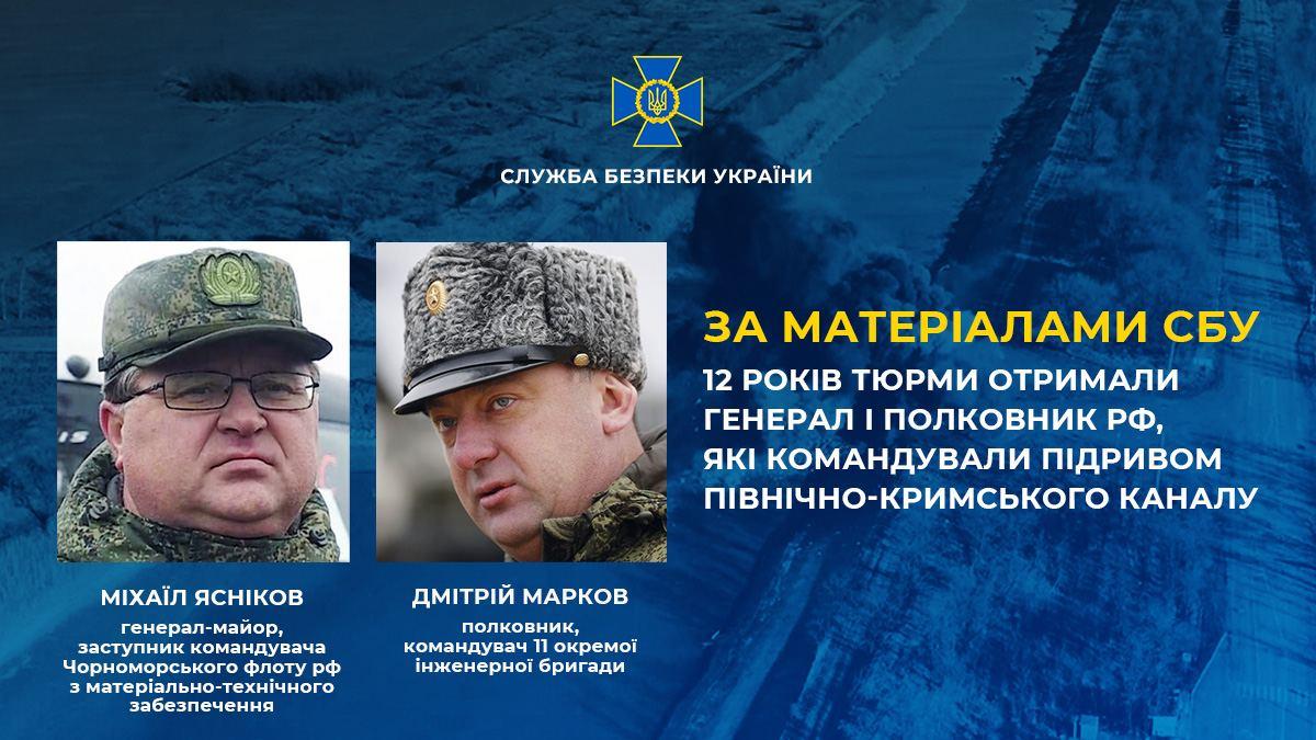Генерал-майор и полковник непосредственно командовали захватом Каховской гидроэлектростанции и подрывом сооружений Северо-Крымского канала / фото t.me/SBUkr Генерал-майор и полковник непосредственно командовали захватом Каховской гидроэлектростанции и подрывом сооружений Северо-Крымского канала / фото t.me/SBUkr