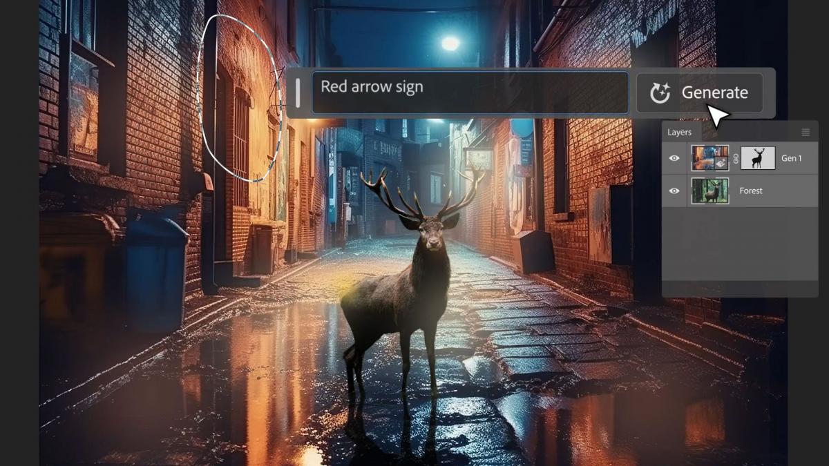 У беті Photoshop з'явилися фішки ШІ-сервісу Firefly / фото Adobe У беті Photoshop з'явилися фішки ШІ-сервісу Firefly / фото Adobe