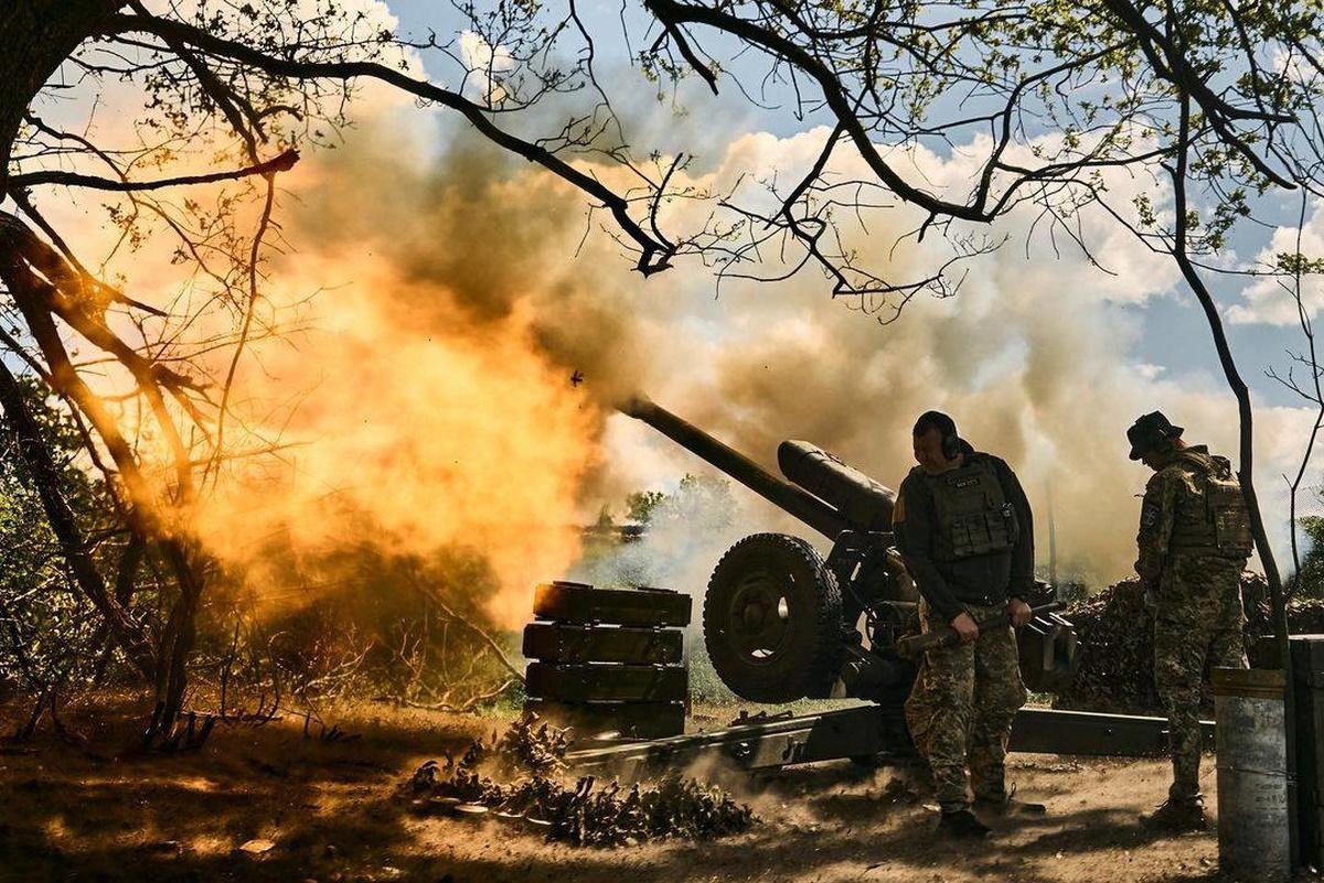 APU successfully destroy the enemy in Bakhmut / photo t.me/V_Zelenskiy_official