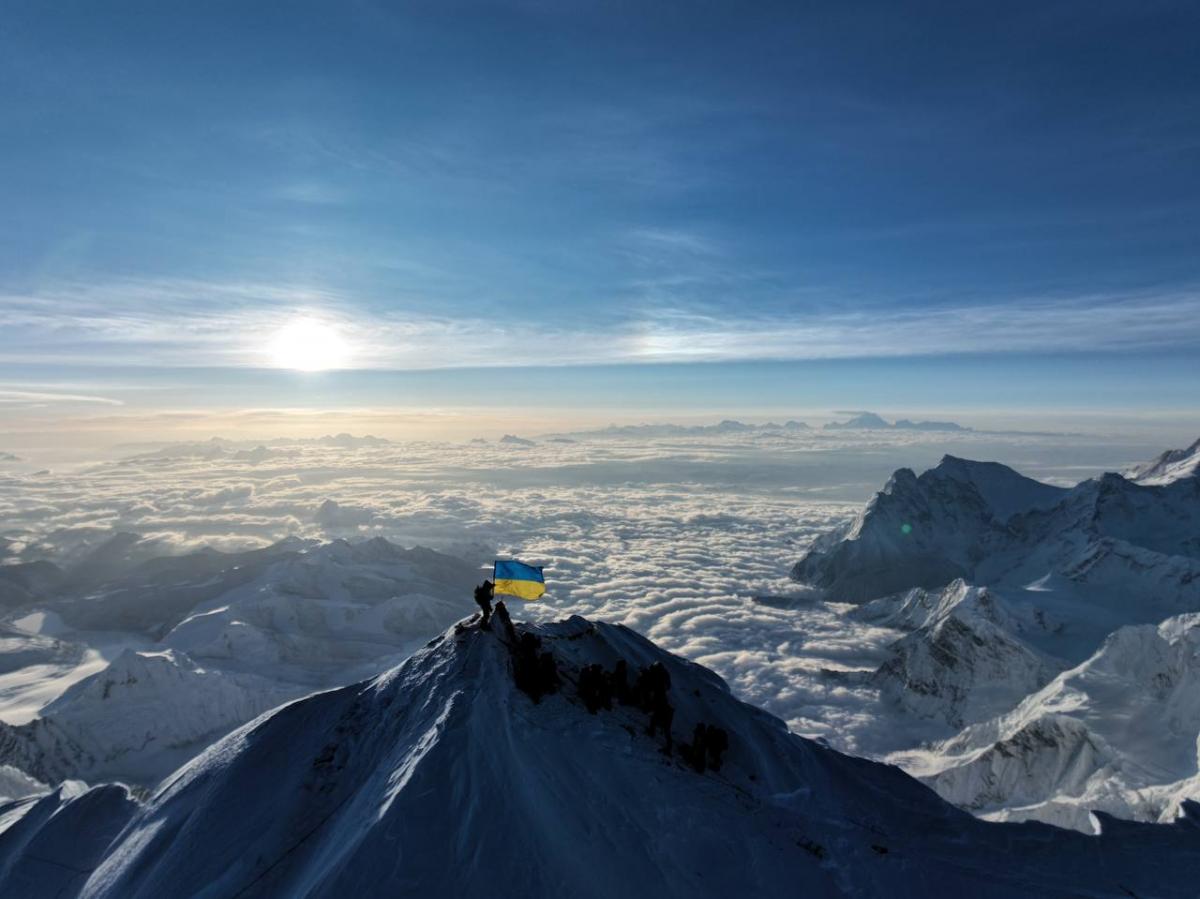 Альпіністка продовжила сходження на Еверест заради ідеї зняти фільм пов'язаний з Україною, війною та горами / фото надані героїнею
