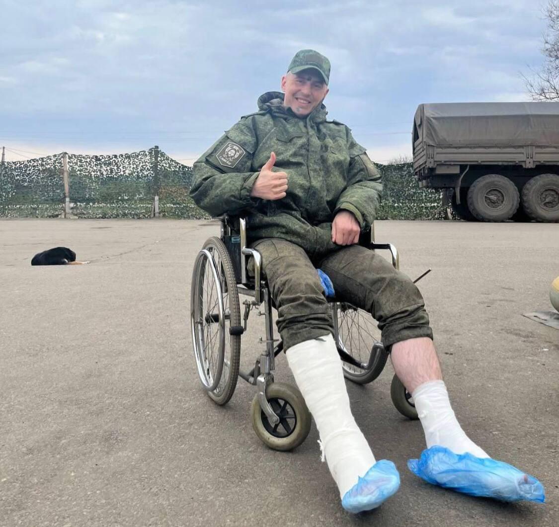 Чеченцы подстрелили оккупанта / t.me/Batman_DNR/547 Чеченцы подстрелили оккупанта / t.me/Batman_DNR/547