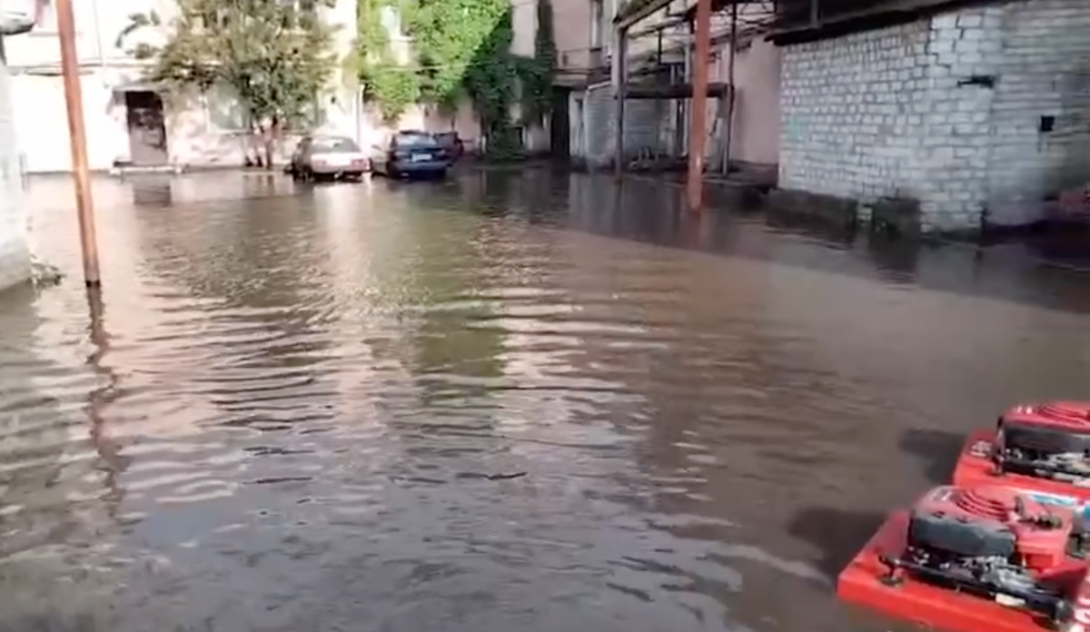 На Запорожье выпала почти двухмесячная норма осадков / скриншот На Запорожье выпала почти двухмесячная норма осадков / скриншот