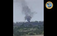 В ГУР показали эффектные кадры работы новосозданной флотилии дронов-камикадзе по оккупантам