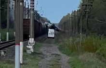 Под Брянском партизаны пустили под откос второй поезд за два дня (видео)