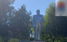 Оккупанты "реанимировали" памятник Ленину в Херсонской области (фото)