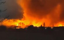 В Свердловской области РФ полыхают склады с порохом