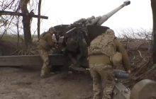 Российская "Мста-Б" из-под Херсона накрывает позиции оккупантов на востоке (видео)