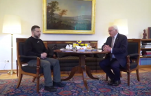 Президент Германии Штайнмайер принял Зеленского в своей резиденции (видео)