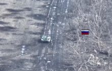 "Дружественный огонь": российский танк разнес свои же позиции (видео)