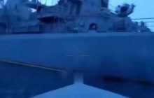 Подбит корабль Черноморского флота "Иван Хурс": появилось видео