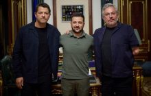 Зеленский встретился со звездой "Сверхъестественного" в Киеве