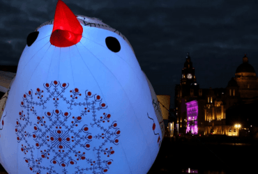 В Великобритании установили украинскую инсталляцию к Евровидению (фото)