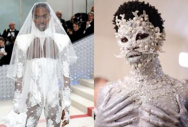Свадебное платье и костюм гигантского кота: топ-10 мужских образов на Met Gala 2023