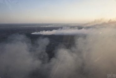 Горить захоплена окупантами Асканія-Нова: тисячі гектарів у вогні (відео )