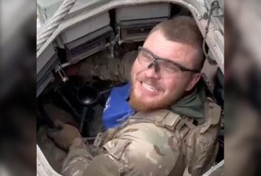 Принадлежал ФСБ: Русский добровольческий корпус затрофеил БТР под Белгородом (видео)