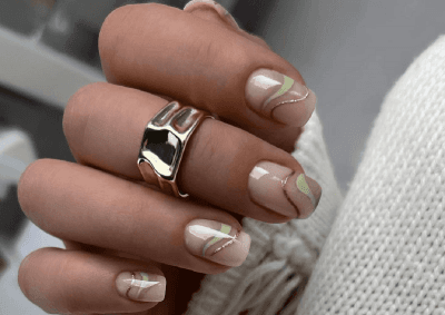 Роскошный дизайн ногтей гель-лаком 2024