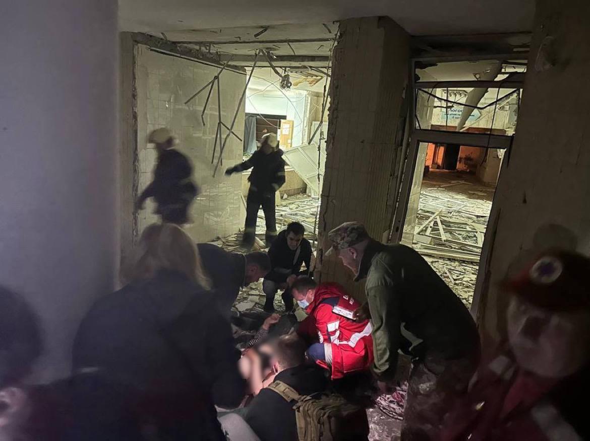 Последствия атаки на Киев / фото КГВА