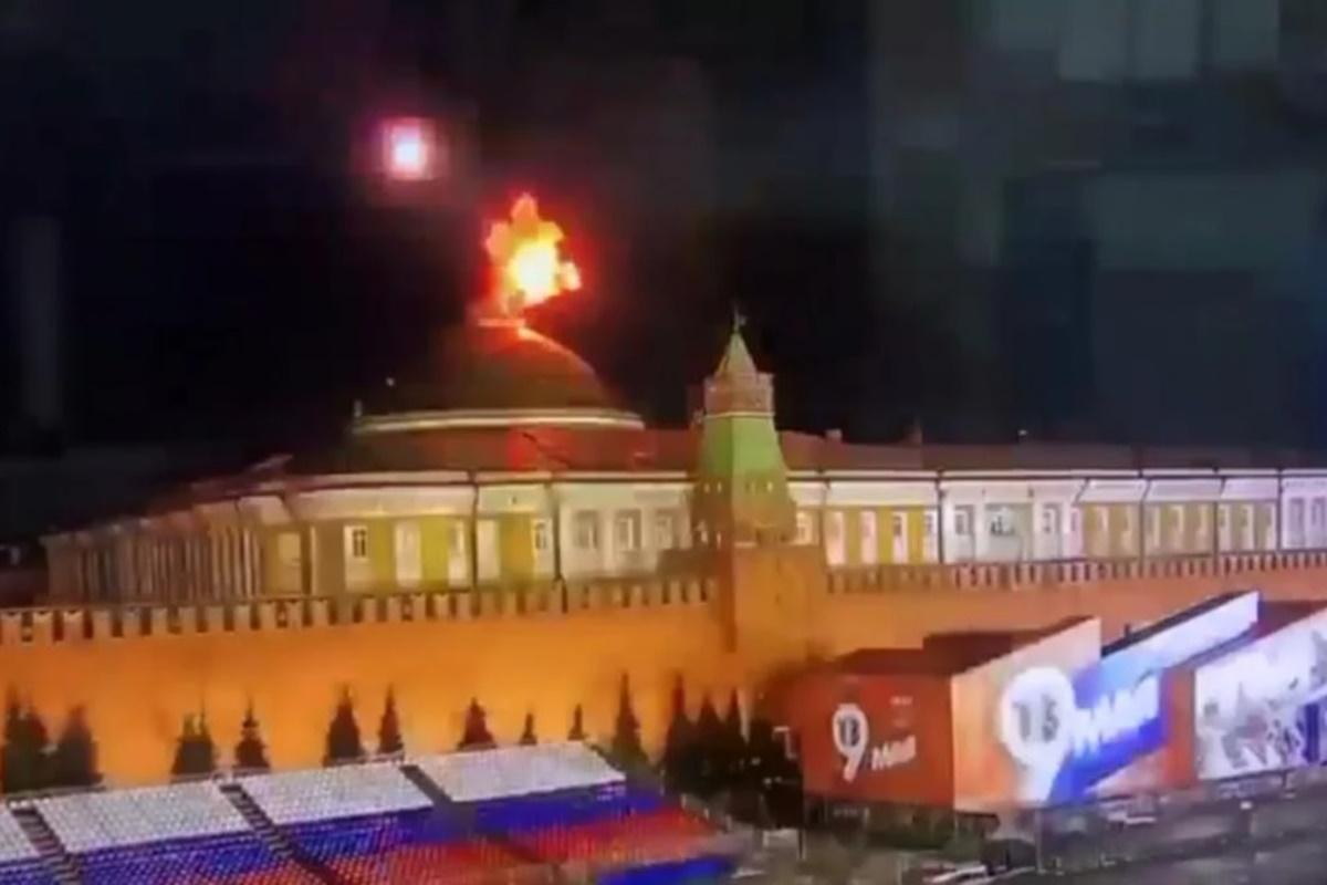 Атака на Кремль в мае - дело рук партизан, говорят источники / скриншот Атака на Кремль в мае - дело рук партизан, говорят источники / скриншот