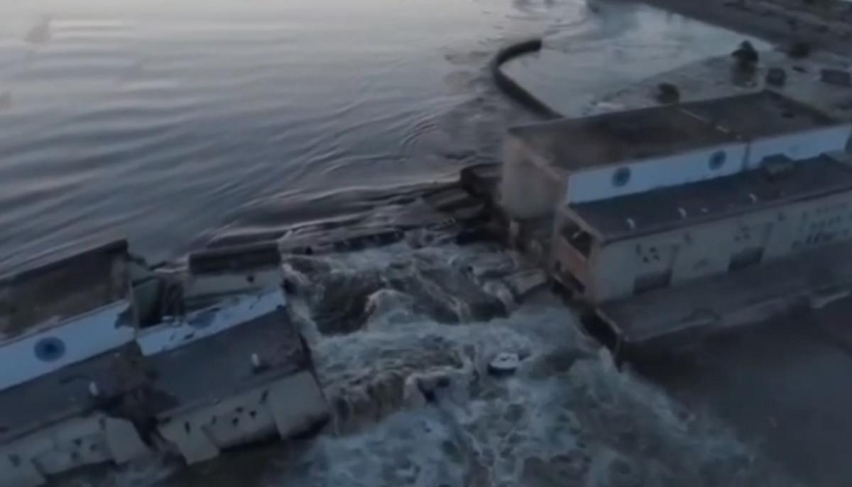 В Керчі зникла вода через підрив Каховської ГЕС / скриншот В Керчі зникла вода через підрив Каховської ГЕС / скриншот