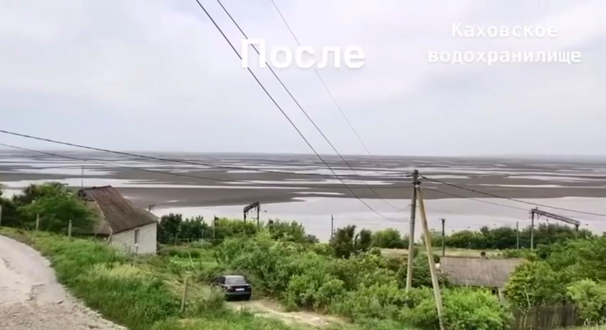 Каховське море вмирає / скріншот Каховське море вмирає / скріншот