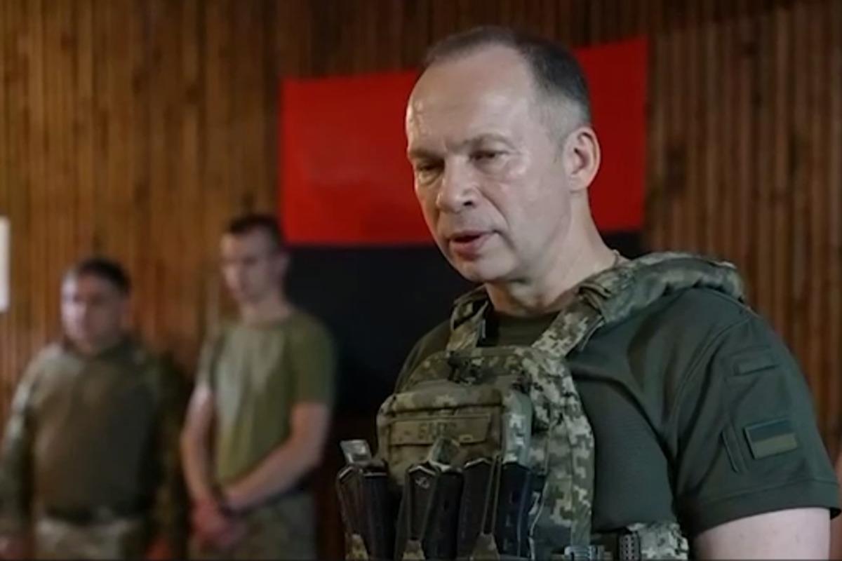 Александр Сырский побывал на передовой / скриншот Александр Сырский побывал на передовой / скриншот