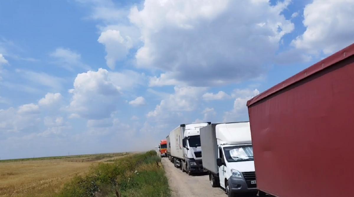 22 июня по Чонгарскому мосту "прилетело" / Скриншот