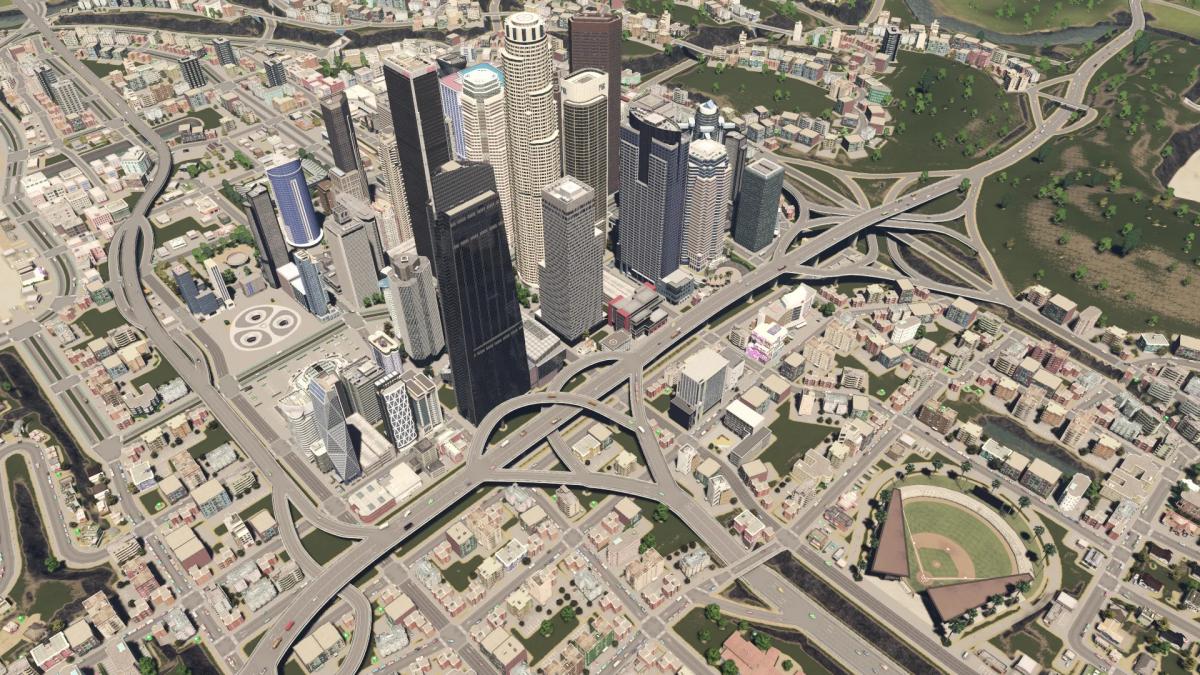 GTA: San Andreas в Cities: Skylines / фото Zocom7 GTA: San Andreas в Cities: Skylines / фото Zocom7